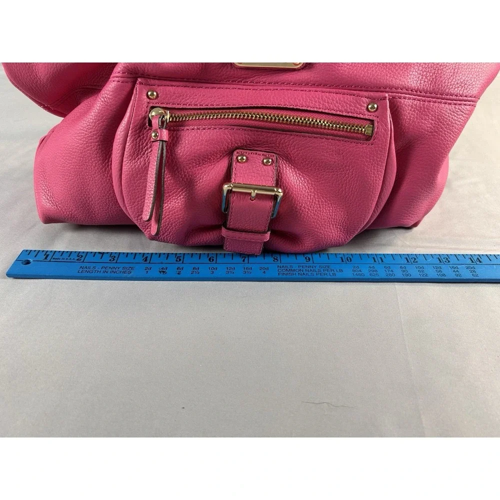 Authentic Michael Kors Pink Pebbled Leather Hobo Shoulder‎ Bag